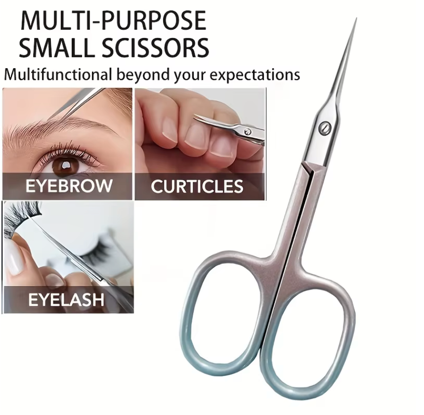 9*45cm Curved Head Stainless Steel Scissors Sharp Point, Basics Basics