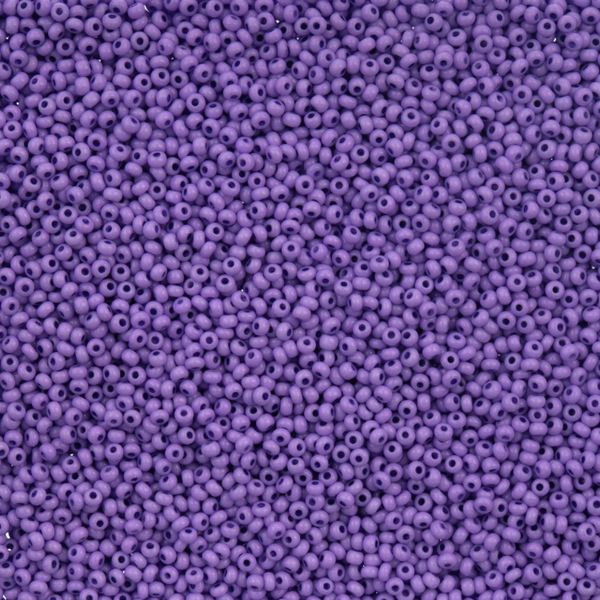 11/0 Grape Chalk Dyed Solgel, Preciosa Seed Beads 22g 11/0 Preciosa Seed Beads