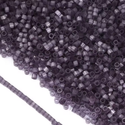 11/0 Dark Grape Purple Loose Seed Beads (50g) Sundaylace Creations & Bling