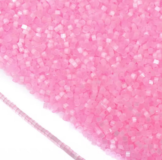 11/0 Pink Loose Seed Beads (50g) Sundaylace Creations & Bling