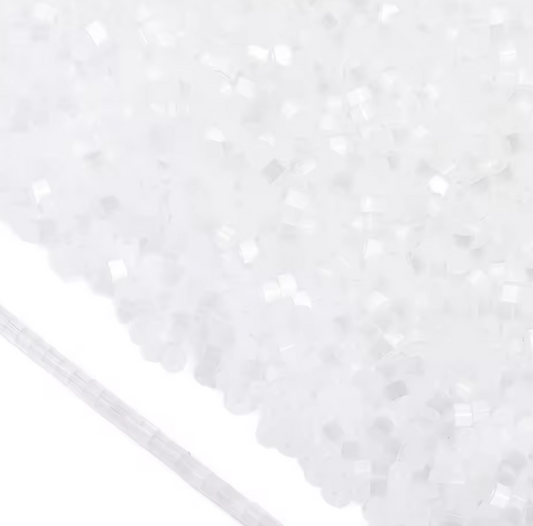 11/0 White Loose Seed Beads (50g) Sundaylace Creations & Bling