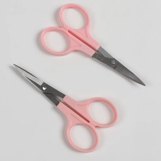 Pink Embroidery Scissors Curved Scissor Head Stainless Steel Sundaylace Creations & Bling