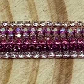 “Rosegold” Ss4 Metal Rhinestone Set 6 x 33", Bundle Promotions Sundaylace Creations & Bling