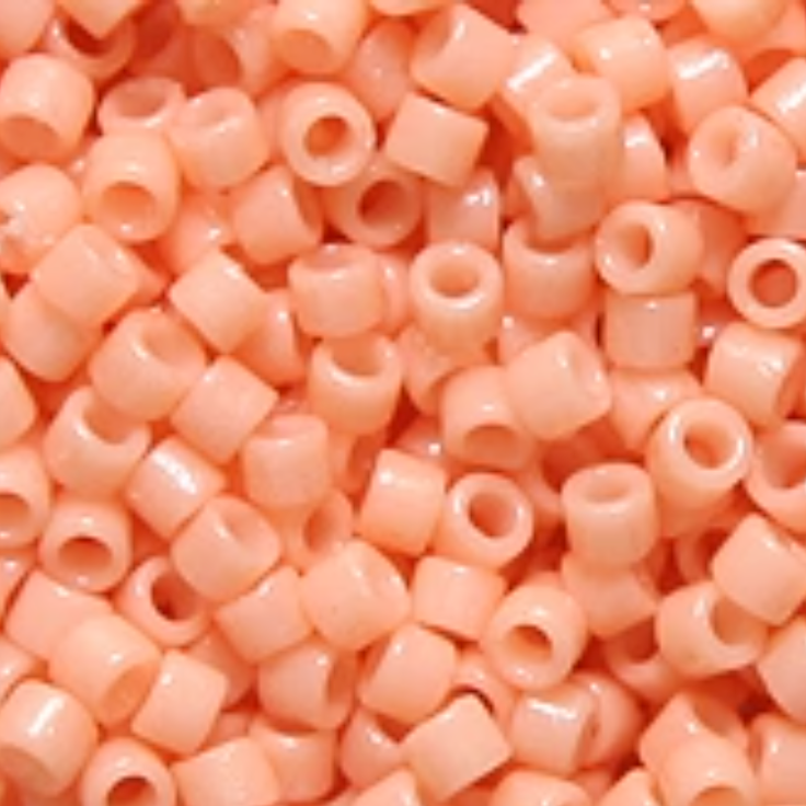Delica 11/0 RD Tearose Duracoat, (2111v) (5.2g) Miyuki Delica Beads