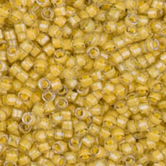Delica 11/0 RD Luminous Honeycomb, (2041v) (5.2g) Miyuki Delica Beads