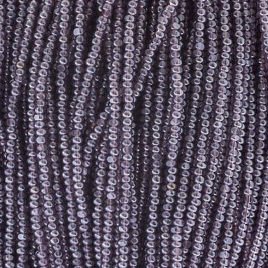 13/0 Charlotte Cut Czech Seed Bead - Transparent Light Amethyst Luster (Short Hank) Czech Preciosa Charlotte Cut Seedbeads