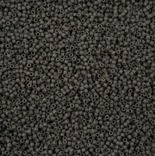 Delica 11/0 RD Opaque Matte Storm (2409v) (5.2g) Miyuki Delica Beads