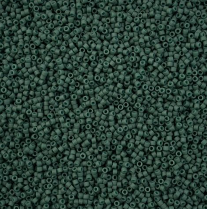 Delica 11/0 RD Opaque Dark Lagoon Matte (2407v) (5.2g) Miyuki Delica Beads