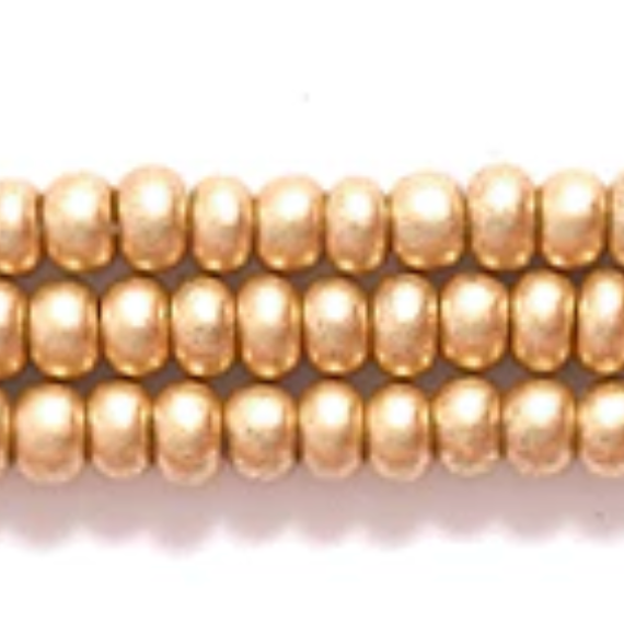 11/0 Silk Dark Copper, Preciosa Seed Bead *Hank 11/0 Preciosa Seed Beads