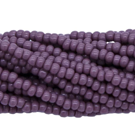 11/0 Light Lavender Opaque, Preciosa Seed Bead *Hank 11/0 Preciosa Seed Beads
