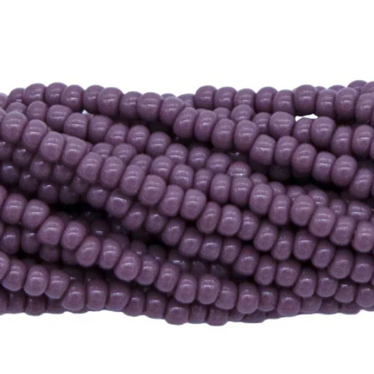 11/0 Light Lavender Opaque, Preciosa Seed Bead *Hank 11/0 Preciosa Seed Beads