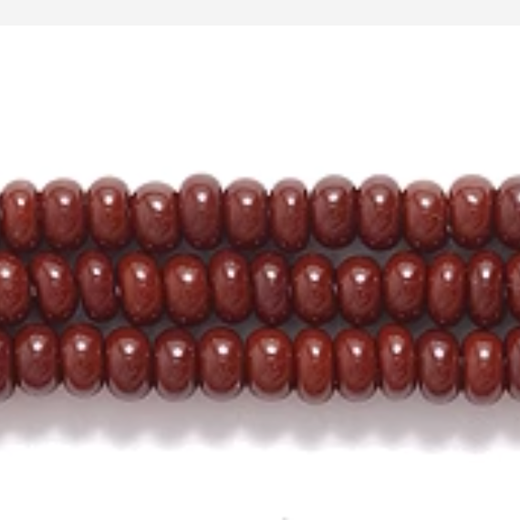 11/0 Chocolate Brown Opaque, Preciosa Seed Bead *Hank 11/0 Preciosa Seed Beads