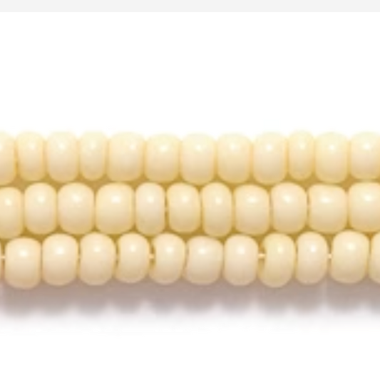 11/0 Tan-Beige Opaque, Preciosa Seed Bead *Hank 11/0 Preciosa Seed Beads