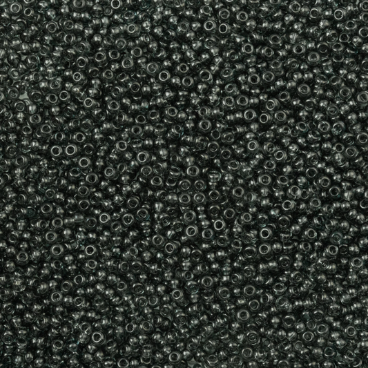 10/0 Transparent Grey, Preciosa Seed Beads (22g) 10/0 Preciosa Seed Beads