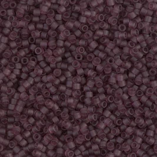Delica 11/0 Matte Transparent Mauve (1264v) (5.2g) Miyuki Delica Beads