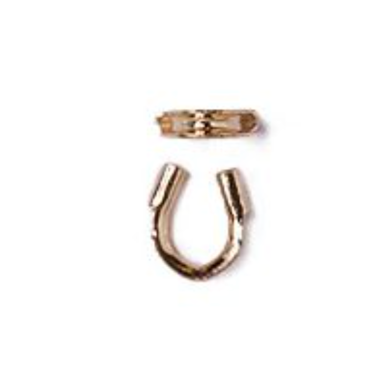 4*4mm Gold Wire Guardians, Metal Findings  (Lead Free/Nickel Free) *100pcs Sundaylace Creations & Bling