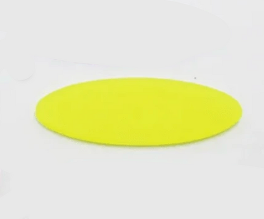 16*50mm Yellow Pastel Easter Frosted Matte Long Oval, Sew On, Resin Gem, (Sold in Pair) Resin Gems