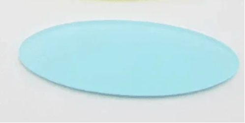 16*50mm Blue Pastel Easter Frosted Matte Long Oval, Sew On, Resin Gem, (Sold in Pair) Resin Gems