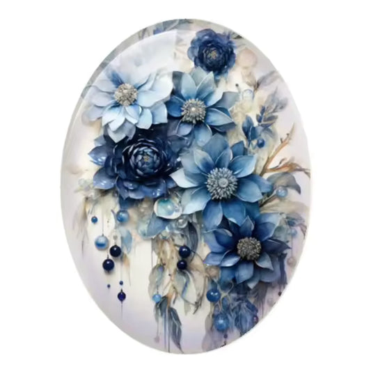13*18mm Nutcracker Oval, Glue On, Resin Gem, (Sold in Pair) (Copy) Resin Gems