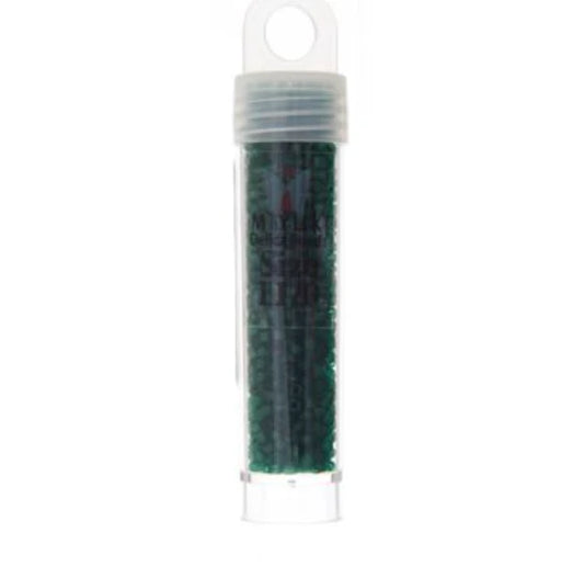 Delica 11/0 Emerald Matte-Dyed (0776v) (5.2g) Miyuki Delica Beads