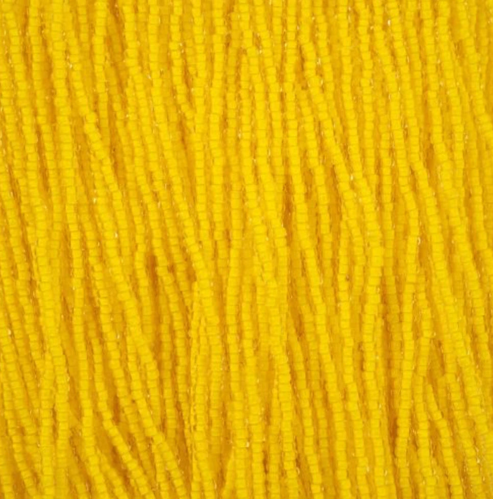 11/0 Yellow Terra Intensive Crystal Colour lined Preciosa Seed Bead *NEW* 11/0 Preciosa Seed Beads