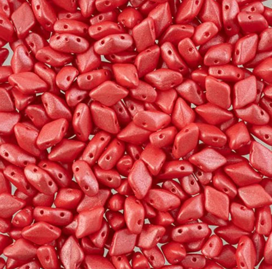 Matubo Czech Gemduo 2-Hole - Pearl Shine Rose 02010-24003 ( 5g) Matubo Czech Seed Beads