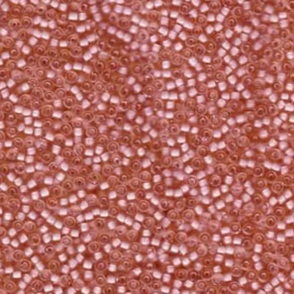 Miyuki Seed Bead 11/0 Semi Matte Salmon Lined Light Amber (1935V) Miyuki Seedbeads