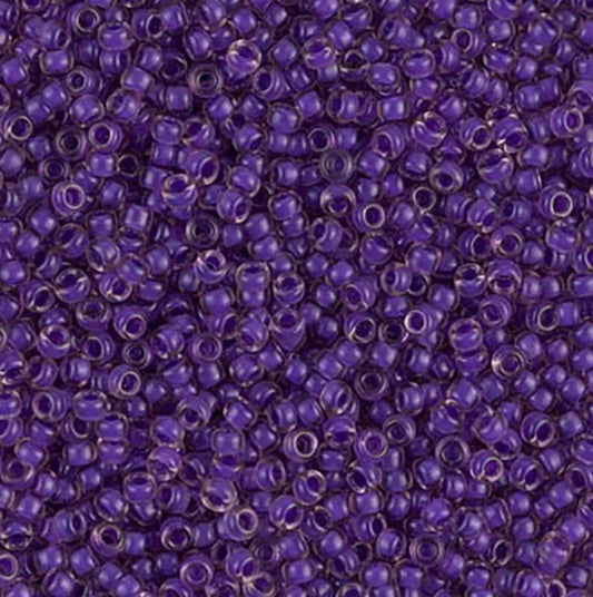 Miyuki Seed Bead 11/0 Semi Matte Violet/Lined Light Amethyst (1932v) Miyuki Seedbeads