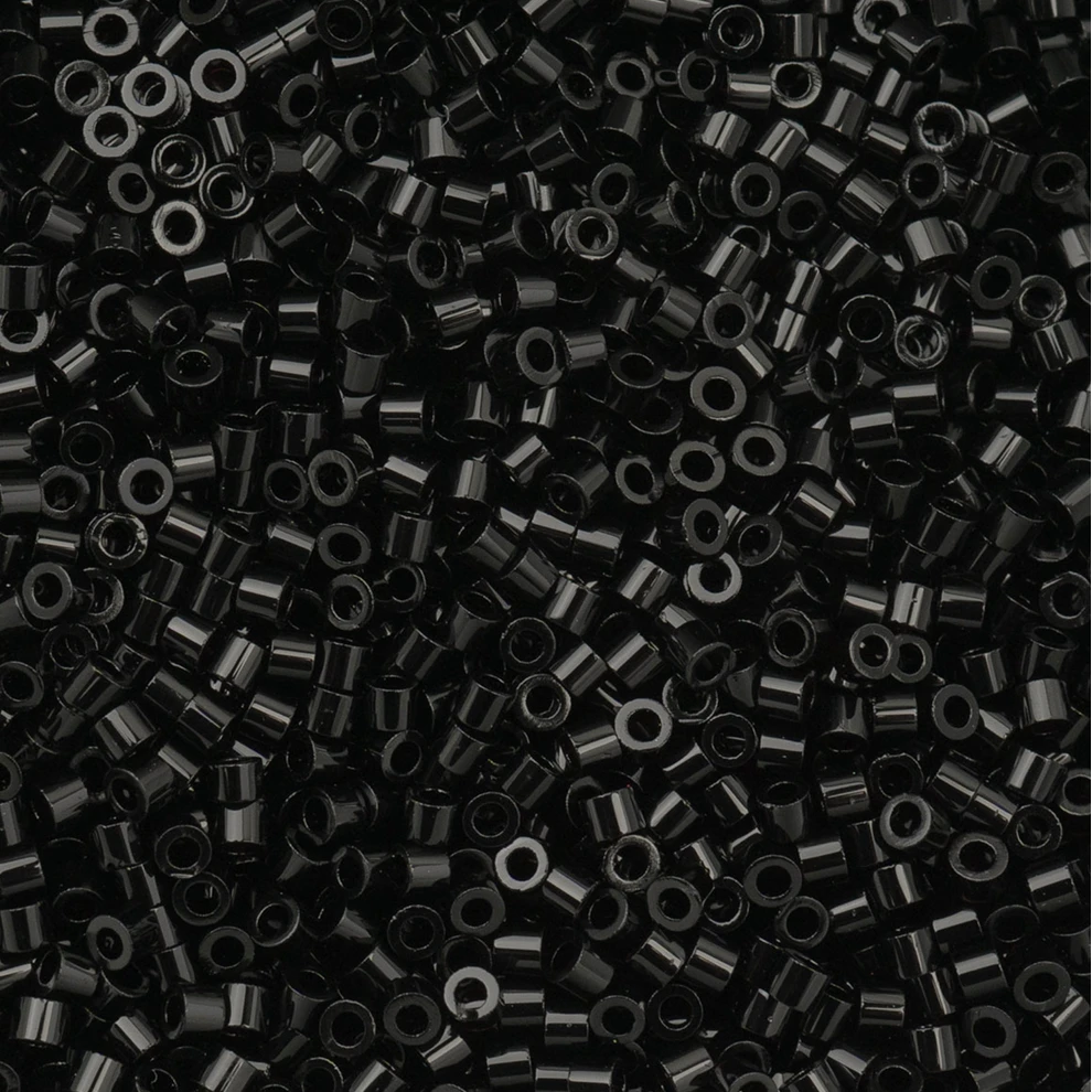 Cylin Bead 11/0 25g Bag Opaque Black Cylin Beads John Beads