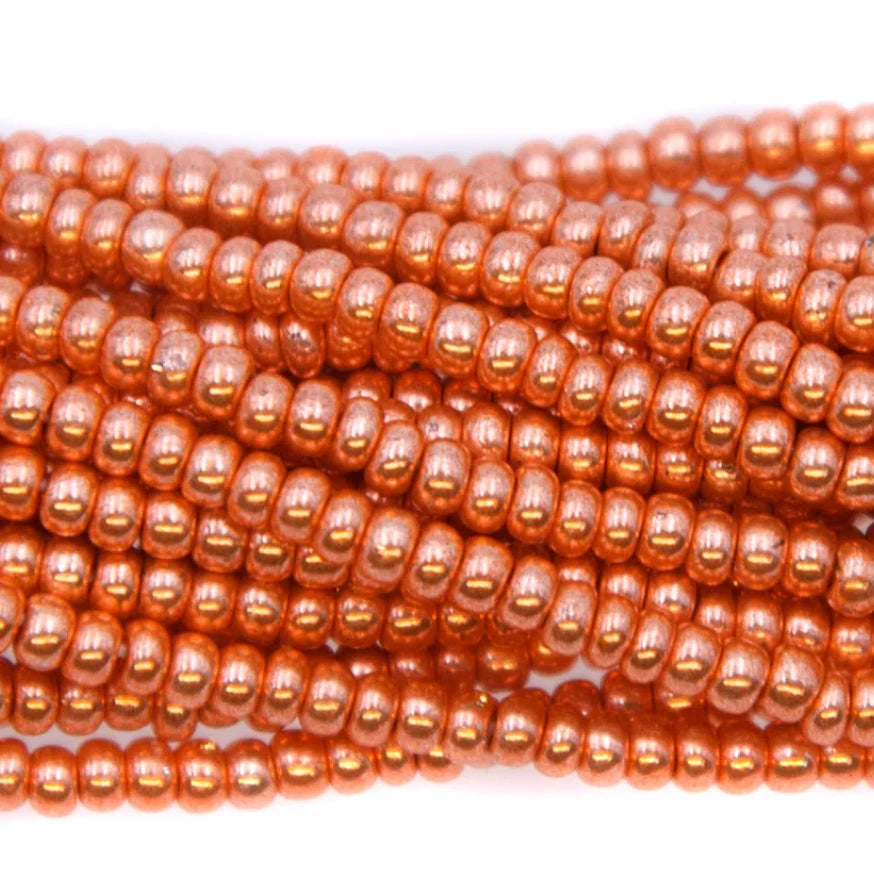 10/0 Copper Full Coated Preciosa Seed Beads *Hank 10/0 Preciosa Seed Beads
