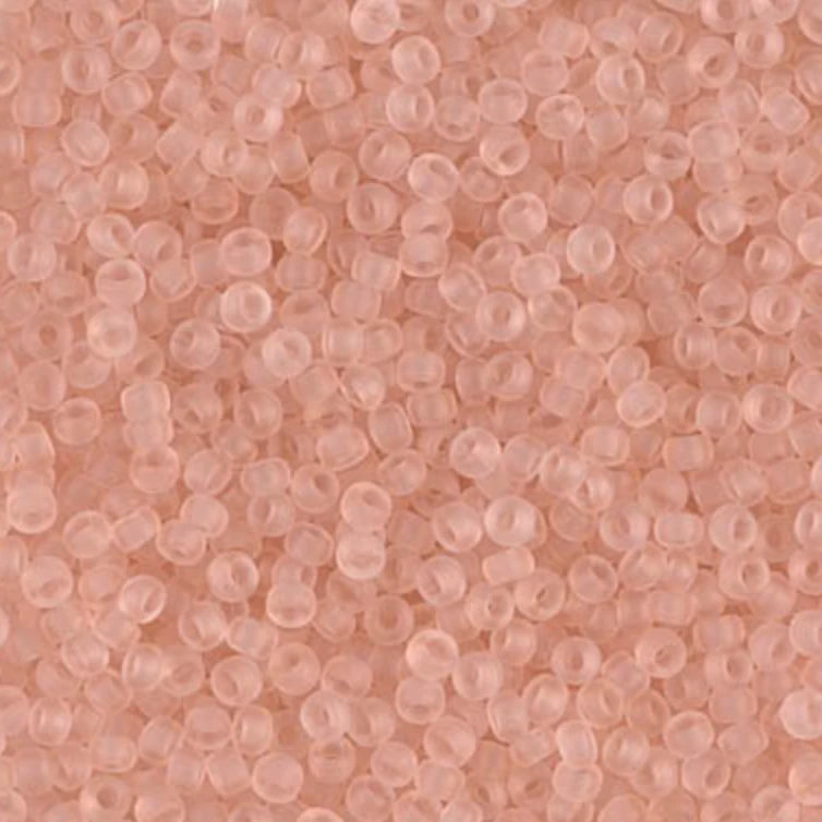 Miyuki Seed Bead 11/0 Matte Transparent Tea Rose (155FV) (22g) Miyuki Seedbeads