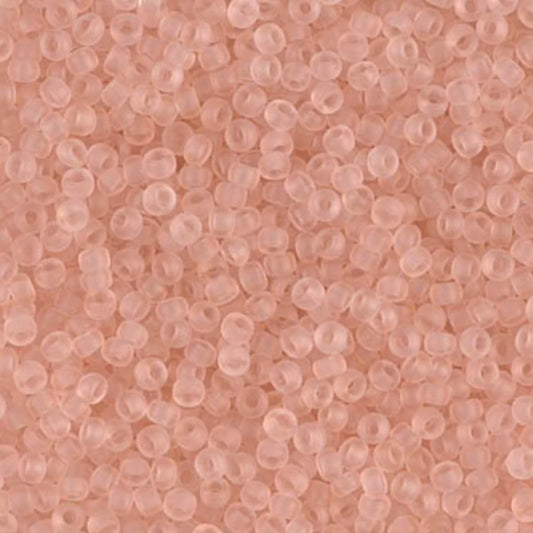Miyuki Seed Bead 11/0 Matte Transparent Tea Rose (155FV) (22g) Miyuki Seedbeads