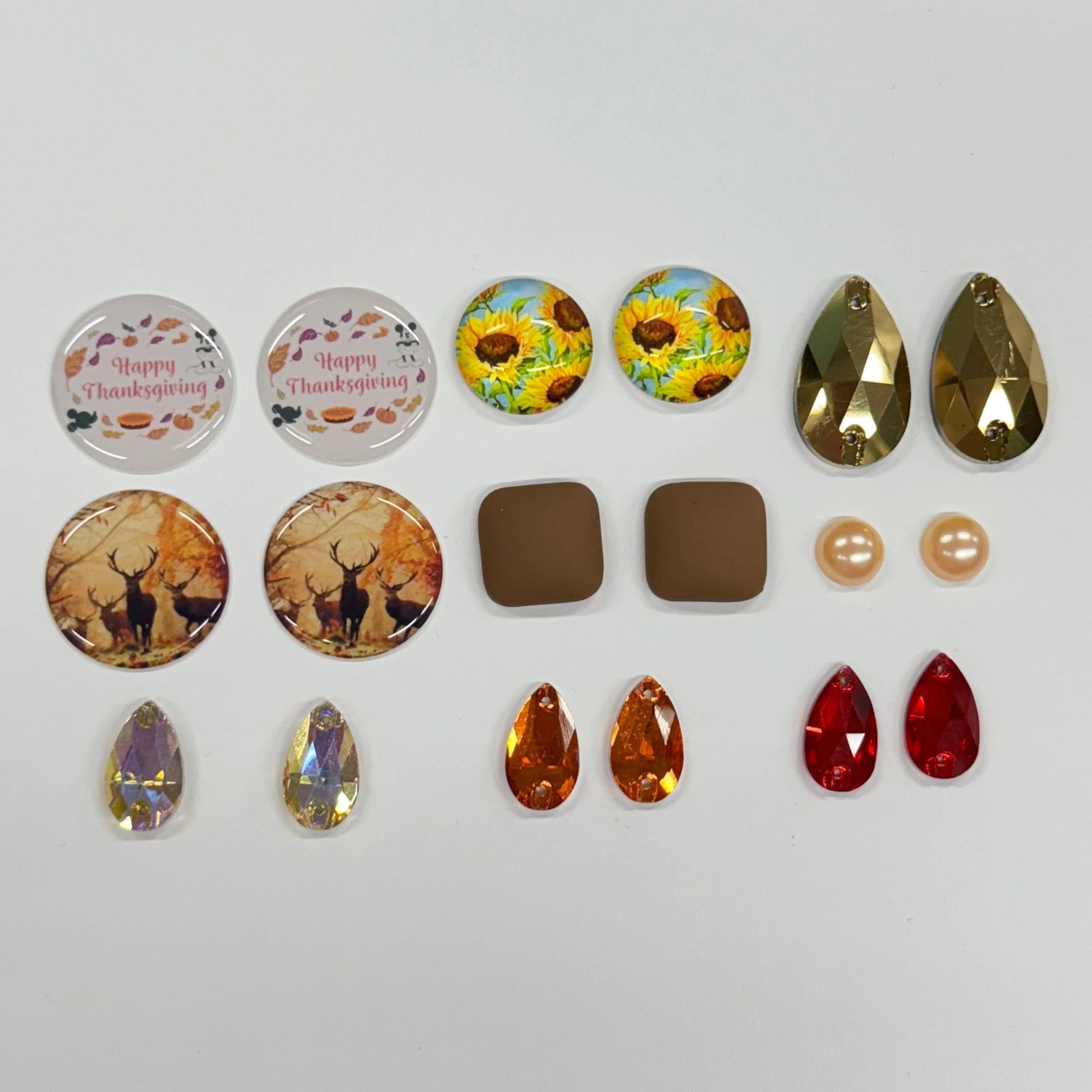 Autumn Vibes 2025 -  Resin Cabs Gem Set 9 Gems Sets, Promotions Promotions