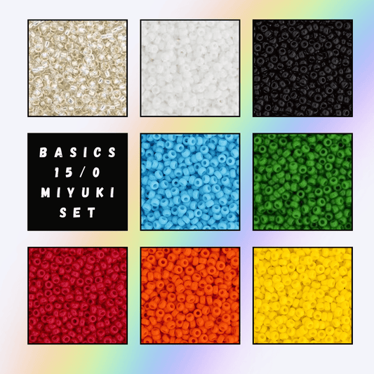 "Basics" 8 x 15/0 Seed Beads (5.2g) Vial Set, Special Promotion Promotions