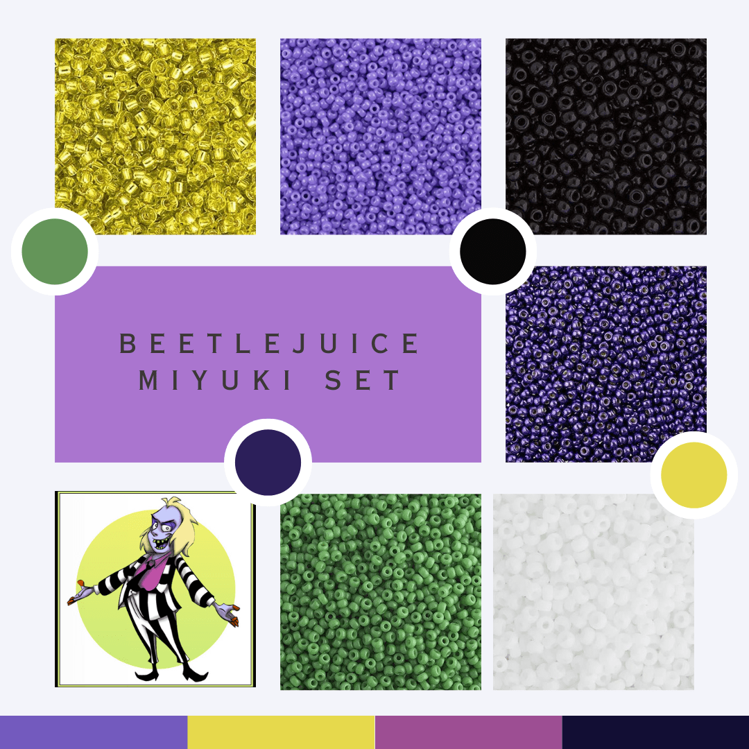 Beetle 🪲 juice Set, 11/0 Miyuki Seed Beads, Set of 6 x 22g vials Promotion