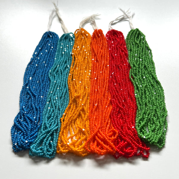 “Bright Summer Basics” 6x 10g Hank Charlotte Set Bundle, Promotions Charlotte Cut Seedbeads