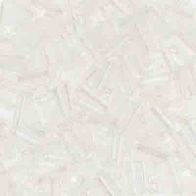 BUGLES Crystal AB, #3 (19g) Bugles Beads