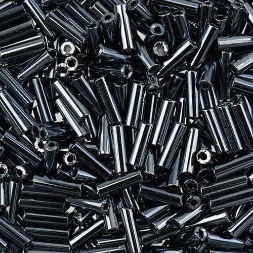 BUGLES Hematite (Grey) #3 (19g) Bugles Beads