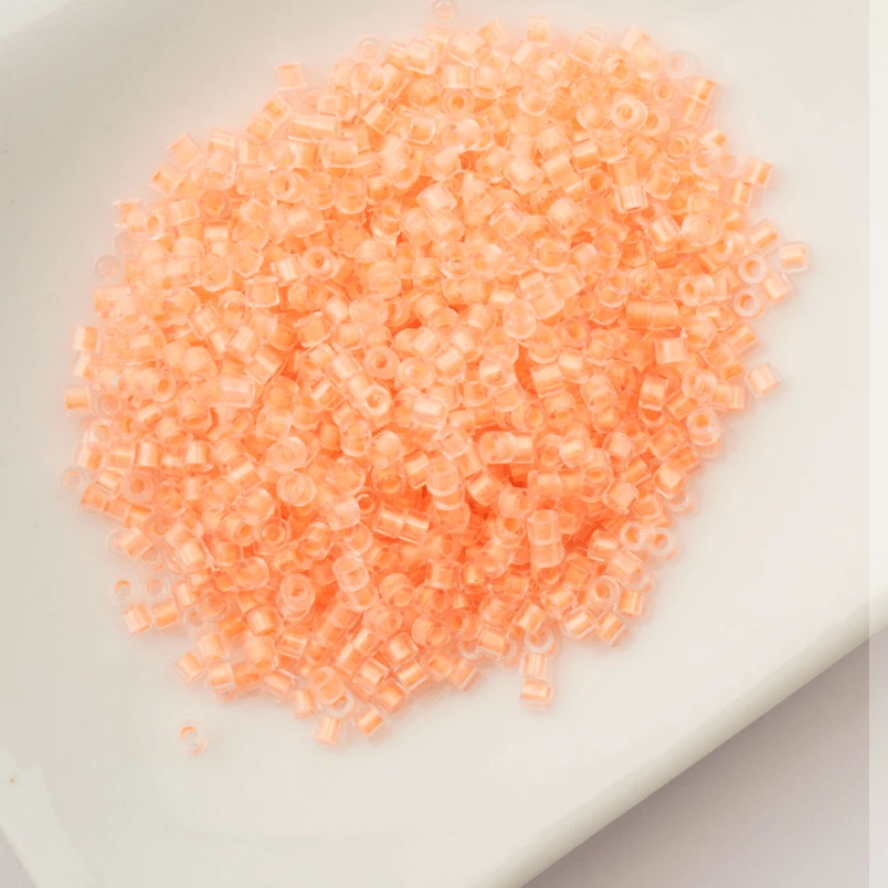 Cylin Bead 11/0 25g Bag Glow in Dark - Orange (Glow Orange) Cylin Bead 11/0