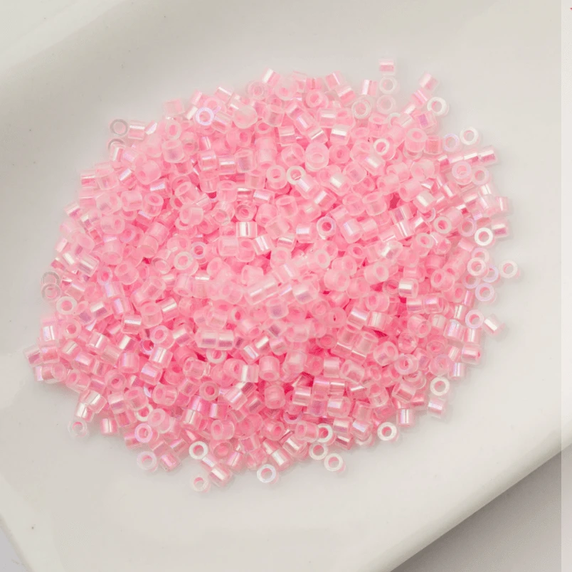 Cylin Bead 11/0 25g Bag Glow in Dark - Pink AB Cylin Bead 11/0