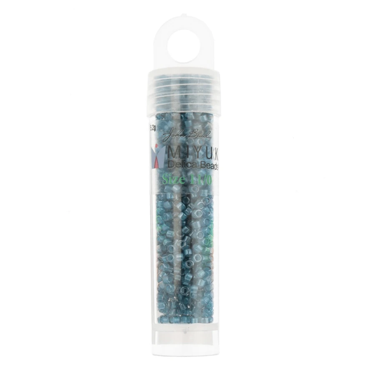 Delica 11/0 RD Dusk Blue Luminous Neon Color (2054v) Delica Beads