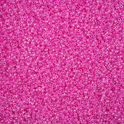 Delica 11/0 RD Hot Magenta Luminous Neon Color (2037v) Delica Beads