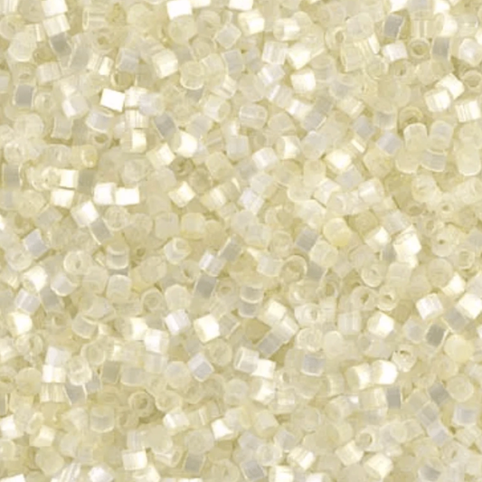 Delica 11/0 RD Ivory Silk Satin (0672v) *NEW Delica Beads