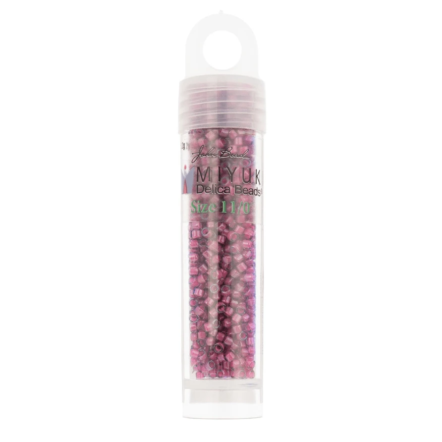 Delica 11/0 RD Jazzberry Luminous Neon Color (2050v) Delica Beads