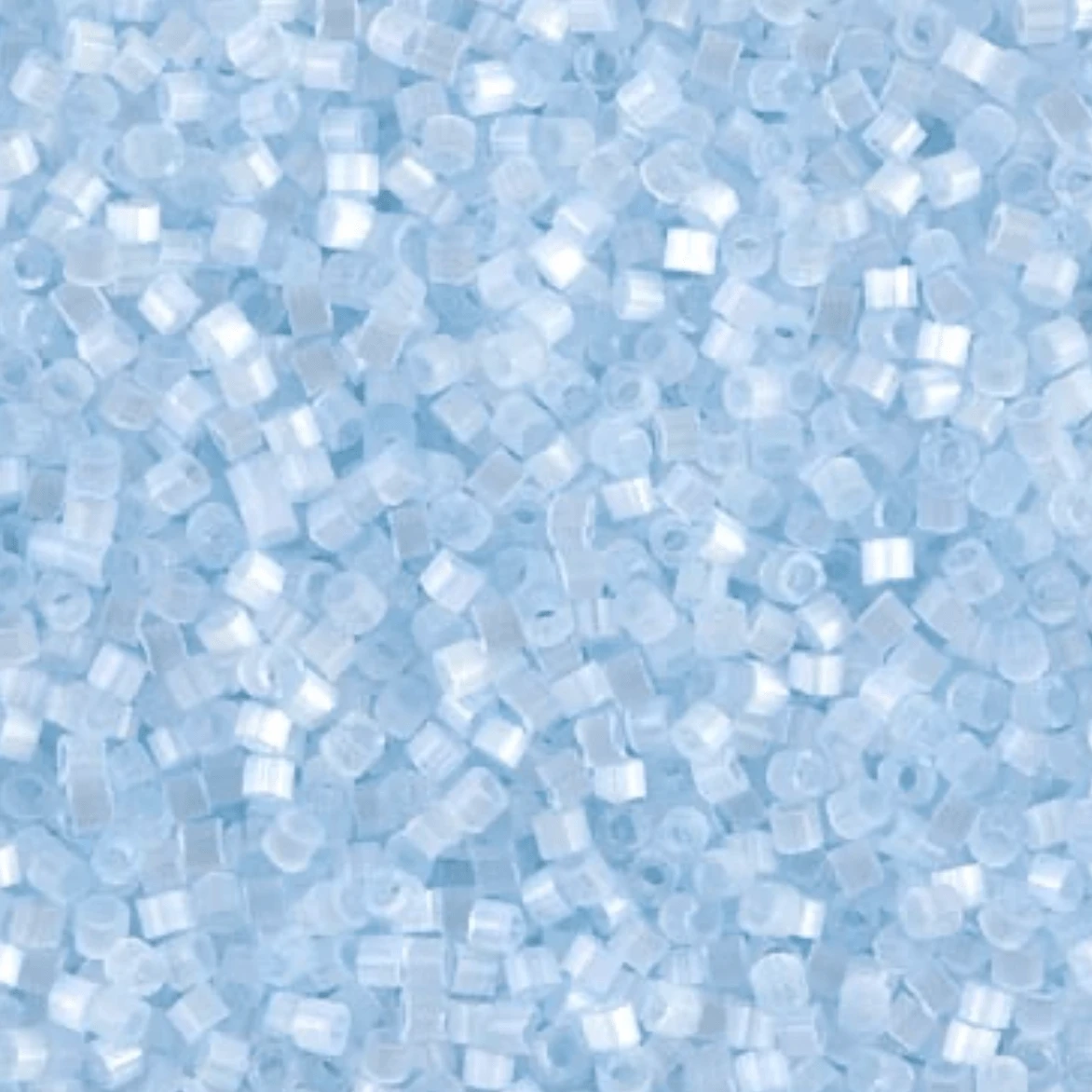 Delica 11/0 RD Light Blue Silk Satin (0830v) *NEW Delica Beads