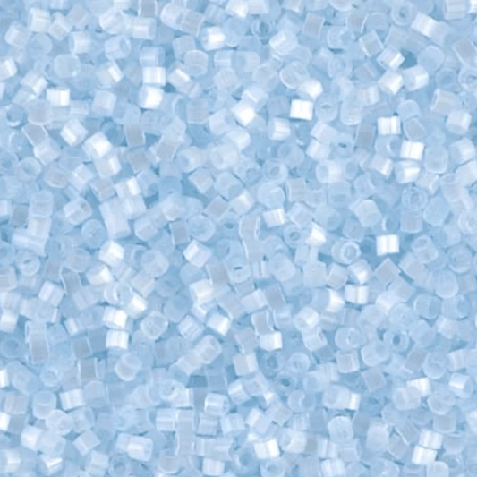 Delica 11/0 RD Light Blue Silk Satin (0830v) *NEW Delica Beads