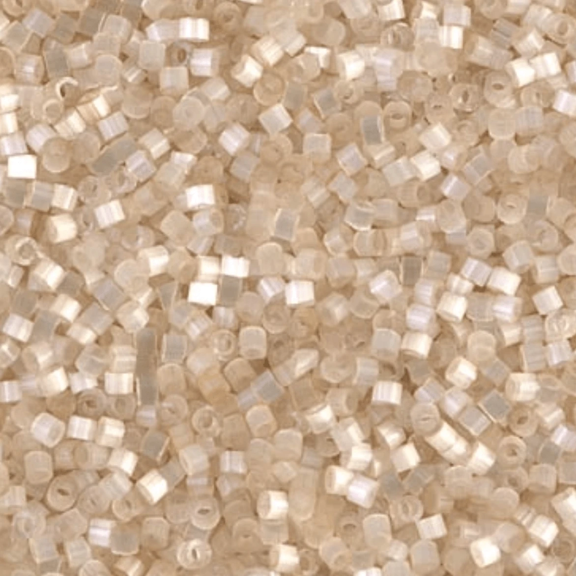 Delica 11/0 RD Light Cream Silk Satin (0673v) Delica Beads