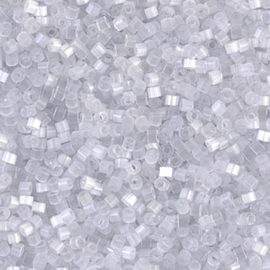 Delica 11/0 RD Pale Grey Silk Satin (0676v) *NEW Delica Beads