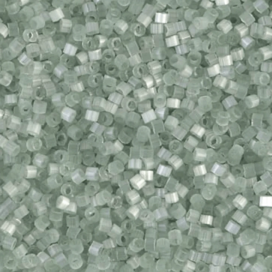 Delica 11/0 RD Pale Moss Green Silk Satin (0829v) *NEW Delica Beads