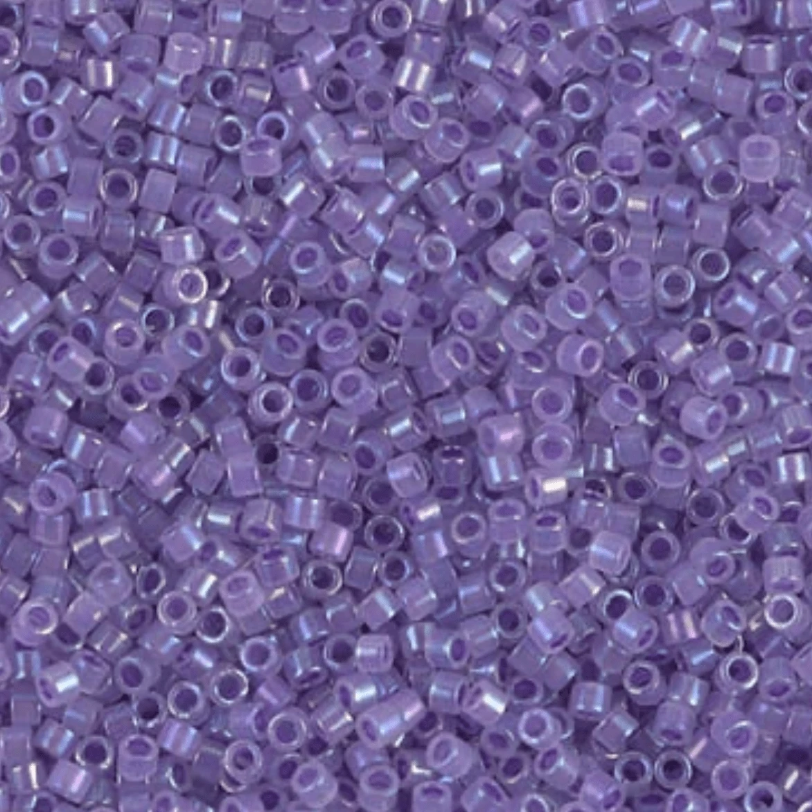 Delica 11/0 RD Purple Line Opal AB (1753v) *NEW Delica Beads